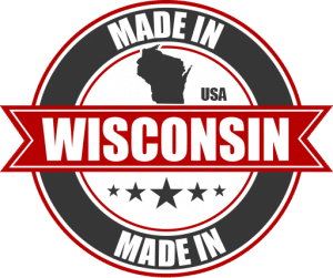 Made in Wisconsin logo.