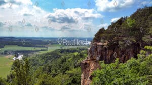 Gibraltar Rock State Natural Area Near Lodi, Wisconsin.