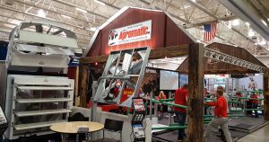 World Dairy Expo 2017: Agromatic quality farm equipment booth.