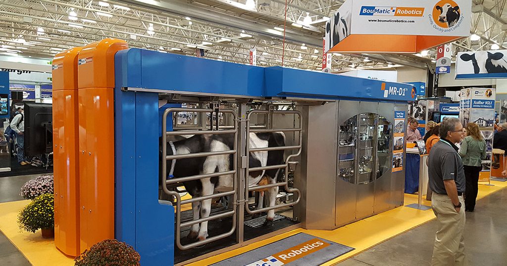 World Dairy Expo 2017: BouMatic Robotics booth.